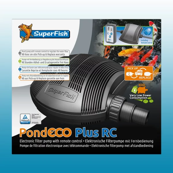 Pompe Eco Plus RC 26000 pour bassin à poissons