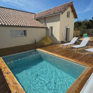 piscine et terrasse bois