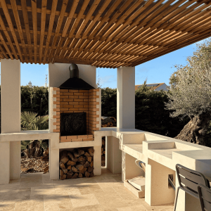 image d'une cuisine extérieur